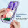 360° Grad Hülle für Samsung Galaxy A53 5G vollschutz Integriertem Displayschutz Lila