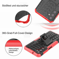 Hülle für Samsung Galaxy A13 5G /A04s Schutzhülle Handyhülle Tasche Case Schale  Rot