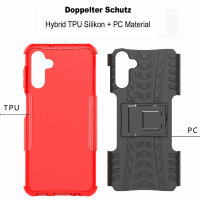 Hülle für Samsung Galaxy A13 5G /A04s Schutzhülle Handyhülle Tasche Case Schale  Rot