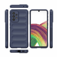 Handy Tasche für Samsung Galaxy A33 5G Hülle Handyhülle Outdoor Case Back Cover  Blau