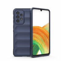 Handy Tasche für Samsung Galaxy A33 5G Hülle Handyhülle Outdoor Case Back Cover  Blau