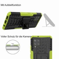 Handy Tasche für SAMSUNG Galaxy Hülle Handyhülle Schutzhülle Outdoor Case Schale Galaxy A42 5G Grün