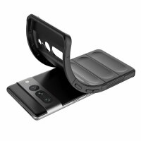 Hülle für Google Pixel 7 Pro Handyhülle Handy Tasche Back Cover Bumper TPU Case Schwarz