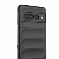 Hülle für Google Pixel 7 Pro Handyhülle Handy Tasche Back Cover Bumper TPU Case Schwarz