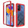Hülle für Xiaomi Redmi Note 11 Pro 5G / 12 Pro 4G Handyhülle Cover 2-teilig Case Rot