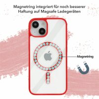 Handyhülle für Apple iPhone 14 Pro – Magnet Case Rot