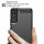 Schutz Hülle für Samsung Galaxy S22, S22+, S22 Ultra, Silikon Case Outdoor TPU Galaxy S22 ( Carbon )