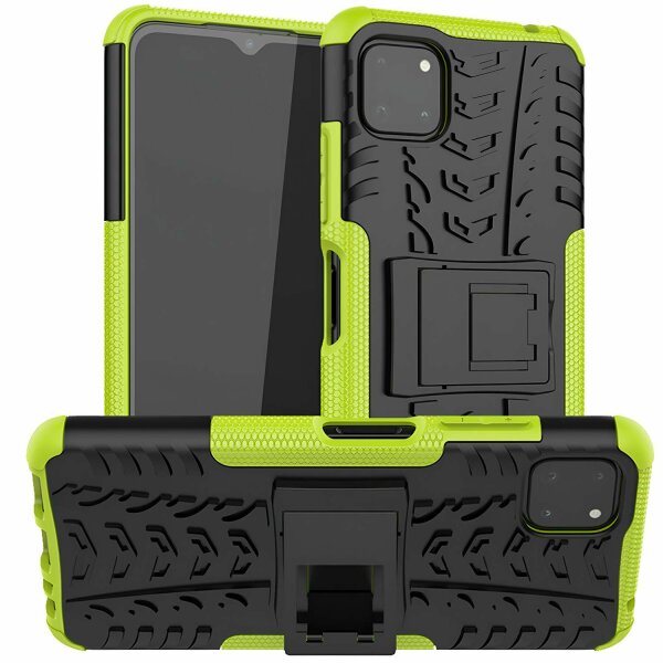 Schutz Hülle für Samsung Galaxy A22 Handyhülle Handytasche Outdoor Case Schale Galaxy A22 5G Grün