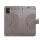 Handy Tasche für Samsung Galaxy A51 SM-A515 Hülle Case Buchhülle Klapphülle TPU Mandala Grau