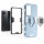 Xiaomi 12T, Hülle Schutzhülle Handyhülle Silikon Case 360° Drehbarer Ring Türkis