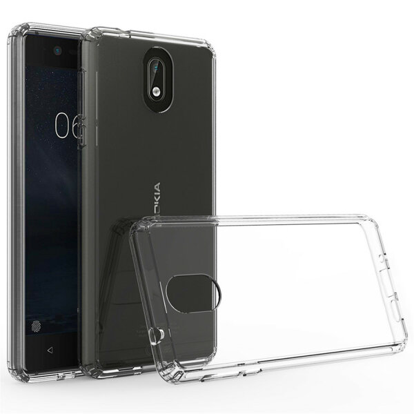 Nokia TPU Silikon Acrylglas Panzer Hülle Handy Tasche Outdoor Cover Bumper Neu Nokia 3.1