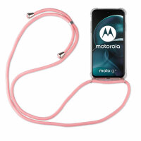 betterfon Handykette für Motorola Moto G14 Handyhülle mit Band Hülle mit Schnur Rosa