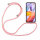 Handykette für Xiaomi Redmi A2 Handyhülle mit Band Hülle mit Kordel Handy Tasche Rosa