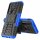 Handy Tasche Lenovo Motorola Panzer Hülle Hybrid Case Cover Schutzhülle Bumper Motorola Moto G8 Play Blau