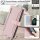 Handykette Xiaomi Hülle mit Band Handyhülle Kartenfächer PU Leder Umhängetasche Redmi A3 Rosa