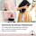 Handykette Xiaomi Hülle mit Band Handyhülle Kartenfächer PU Leder Umhängetasche Redmi A3 Rosa