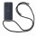 Handykette für Motorola Moto G54 Handyhülle mit Band Hülle mit Schnur Back Cover Schwarz