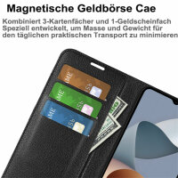 Handy Tasche ZTE Blade A54 Handyhülle Hülle Wallet Case Flip Cover Leder Etui