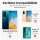 Huawei Handy Tasche Handyhülle Schutz Hülle Blumen Flip Cover Buch Case Etui Huawei P40 Pro Blau