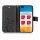 Huawei Handy Tasche Handyhülle Schutz Hülle Blumen Flip Cover Buch Case Etui Huawei P40 Pro Blau
