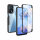 360° Grad Hülle Oppo A16 / A16s Handyhülle vollschutz Integriertem Displayschutz Schwarz