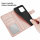 Hülle für Xiaomi Redmi 12C Handyhülle Handy Tasche Klapphülle Wallet Case Etui Rosegold