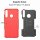 Outdoor Case Panzer Hülle Cover Huawei Handytasche Schutzhülle Handyhülle Handy Rot P40 Lite E