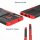 Outdoor Case Panzer Hülle Cover Huawei Handytasche Schutzhülle Handyhülle Handy Rot P40 Lite E