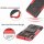 Outdoor Case Panzer Hülle Cover Huawei Handytasche Schutzhülle Handyhülle Handy Rot P40 Lite E