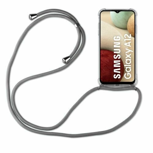 Handykette für Samsung Galaxy A12 Handyhülle mit Band Schutz Hülle Handy Tasche