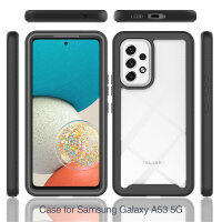 Panzer Hülle Handy Tasche 360 Grad TPU vollschutz mit Integriertem Displayschutz Samsung Galaxy A53 5G