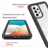 Panzer Hülle Handy Tasche 360 Grad TPU vollschutz mit Integriertem Displayschutz Samsung Galaxy A53 5G
