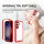 Hülle für Samsung Galaxy S24 Handyhülle 2 Teilig Bumper Case mit Kantenschutz  Rot
