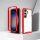 Hülle für Samsung Galaxy S24 Handyhülle 2 Teilig Bumper Case mit Kantenschutz  Rot