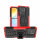 Xiaomi Redmi 10C, Schutz Hülle Handy Tasche Outdoor Case Back Cover TPU Bumper Rot