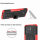 Xiaomi Redmi 10C, Schutz Hülle Handy Tasche Outdoor Case Back Cover TPU Bumper Rot