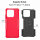 Xiaomi Redmi 10C, Schutz Hülle Handy Tasche Outdoor Case Back Cover TPU Bumper Rot