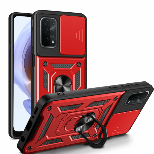 Oppo A54 5G/A74 5G Handyhülle Handy Tasche Hülle Outdoor Case TPU Silikon Bumper