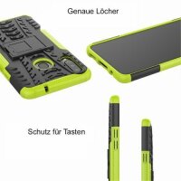 Handy Tasche für SAMSUNG Galaxy Hülle Handyhülle Schutzhülle Outdoor Case Schale Galaxy A20S SM-A207FN Grün