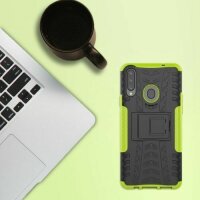 Handy Tasche für SAMSUNG Galaxy Hülle Handyhülle Schutzhülle Outdoor Case Schale Galaxy A20S SM-A207FN Grün