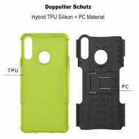Handy Tasche für SAMSUNG Galaxy Hülle Handyhülle Schutzhülle Outdoor Case Schale Galaxy A20S SM-A207FN Grün