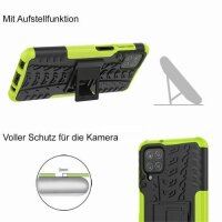 Handy Tasche für SAMSUNG Galaxy Hülle Handyhülle Schutzhülle Outdoor Case Schale Galaxy A20S SM-A207FN Grün