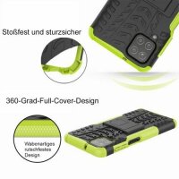 Handy Tasche für SAMSUNG Galaxy Hülle Handyhülle Schutzhülle Outdoor Case Schale Galaxy A20S SM-A207FN Grün
