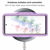Hülle für Google Pixel 7 / 7 Pro Handyhülle Cover 2-teilig TPU Body Bumper Case  Lila Google Pixel 7 Pro