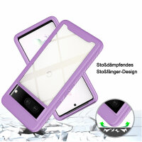 Hülle für Google Pixel 7 / 7 Pro Handyhülle Cover 2-teilig TPU Body Bumper Case  Lila Google Pixel 7 Pro