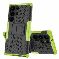 Outdoor Hülle für Samsung Galaxy S23 Ultra Handyhülle Handy Tasche Bumper TPU Grün