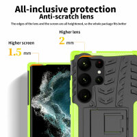 Outdoor Hülle für Samsung Galaxy S23 Ultra Handyhülle Handy Tasche Bumper TPU Grün