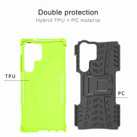 Outdoor Hülle für Samsung Galaxy S23 Ultra Handyhülle Handy Tasche Bumper TPU Grün