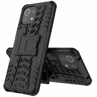 Schutz Hülle Xiaomi Handy Tasche Case Cover Silikon Schale Outdoor Handyhülle BF Xiaomi Mi 11 Lite 5G / 4G Schwarz