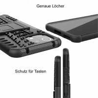 Schutz Hülle Xiaomi Handy Tasche Case Cover Silikon Schale Outdoor Handyhülle BF Xiaomi Mi 11 Lite 5G / 4G Schwarz